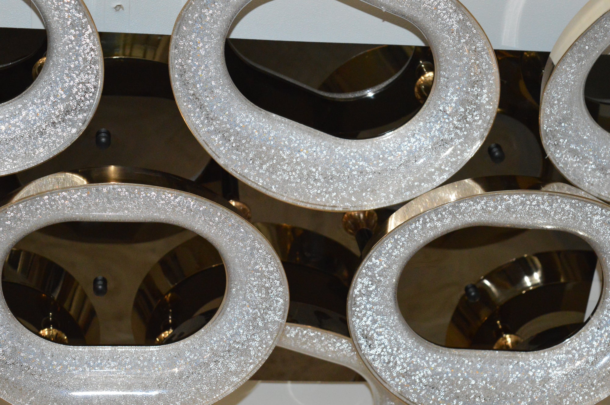 Squares & Rings Acrylic Panel LED Flush Mount Ceiling Lights -Colour Changing Feature -4032 & 6221