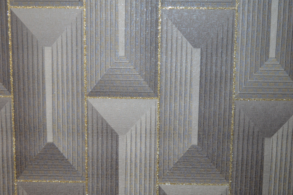 Kingston Modern Pattern Double width Wallpapers in 4 different colours-15mtr Length and 1mtr Width-GT10103, 04, 08 & 110