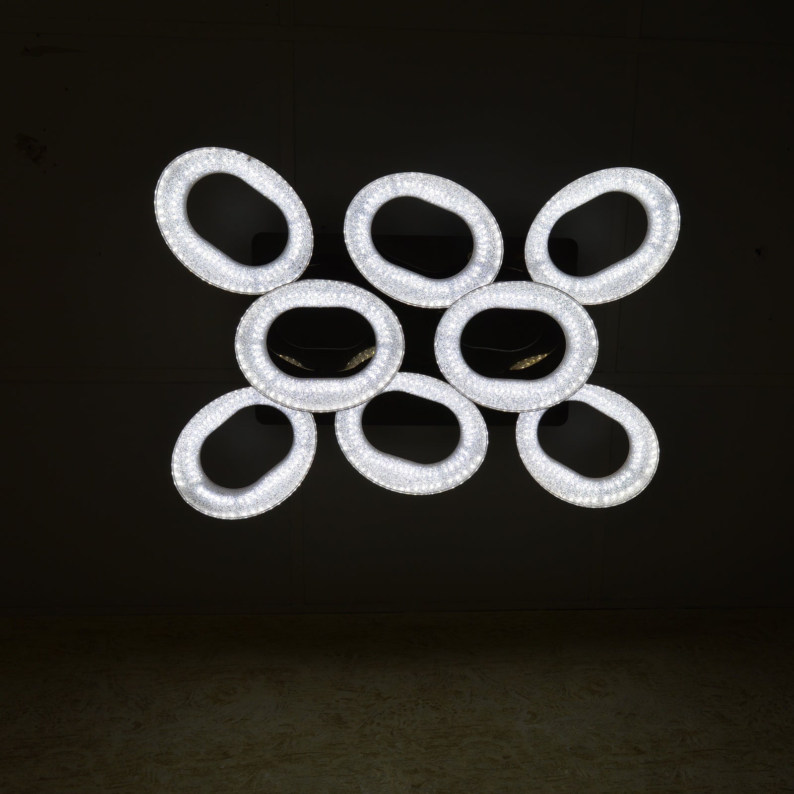 Squares & Rings Acrylic Panel LED Flush Mount Ceiling Lights -Colour Changing Feature -6221