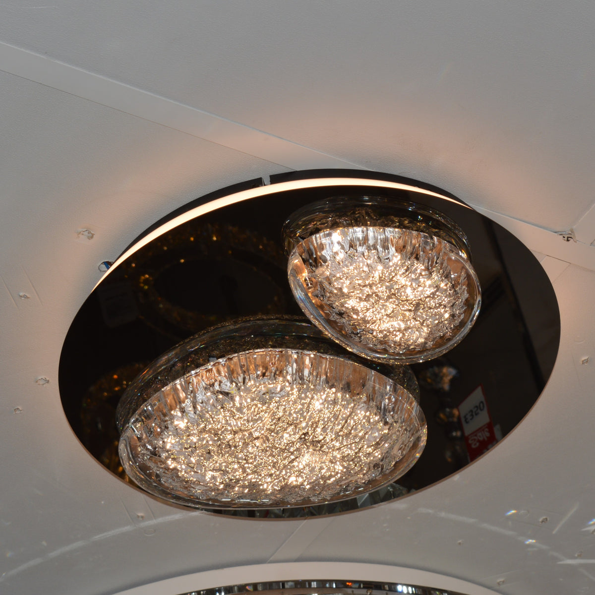 Almond Shape diffusers with an ice effect  Modern Wall mount LED Lights  -2310-1DW