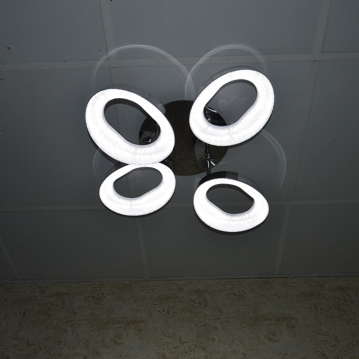 Squares & Rings Acrylic Panel LED Flush Mount Ceiling Lights -Colour Changing Feature -6221