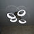 Squares & Rings Acrylic Panel LED Flush Mount Ceiling Lights -Colour Changing Feature -4032 & 6221