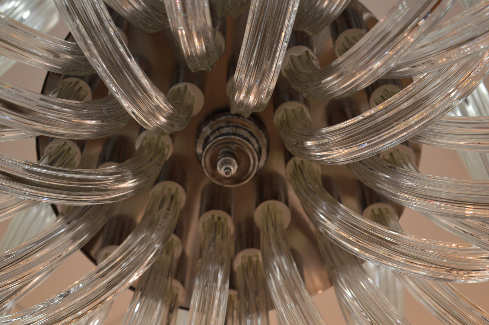Modern Crystal Glass Bulb Chandelier Ceiling Light – Luxury Glass Arms Pendand