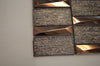 Rosegold Shimmering Glass & Aluminium Mosaic Tiles-300*300*8mm-11sheets-1m2-JH14-B