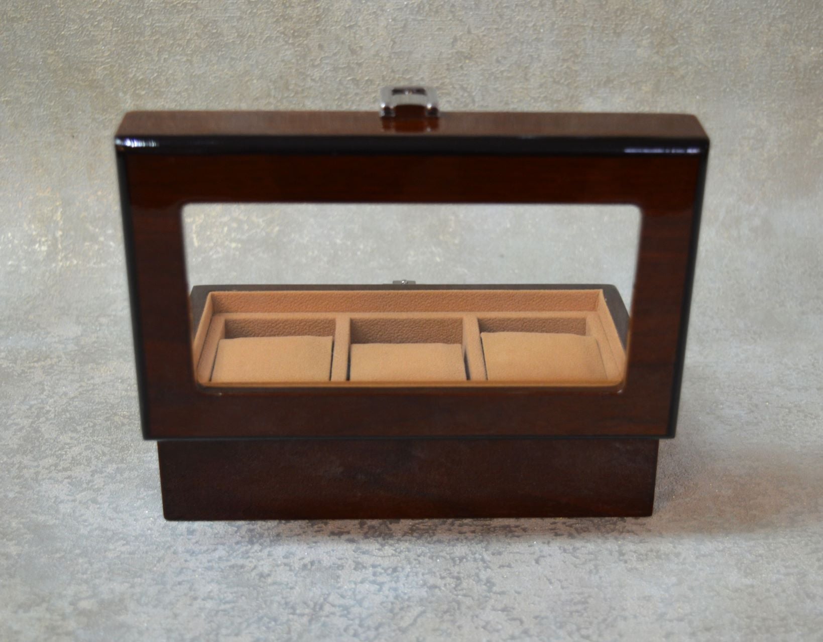 Watch Box Organizer 3 & 5 Slots Wooden Watch Display Case -Luxury Gift for Men and Women