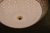 LED Crystallic Flushmount Ceiling Light with colour changing features- 8088-800 & 600 Gold