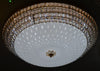 LED Crystallic Flushmount Ceiling Light with colour changing features- 8088-800 & 600 Gold