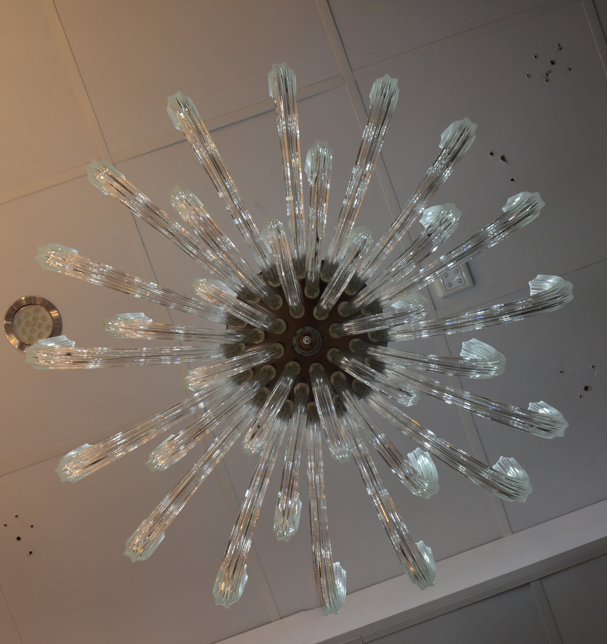 Luxury Modern Glass LED Chandelier Clear Spiral Pendant Light | 03 Sizes
