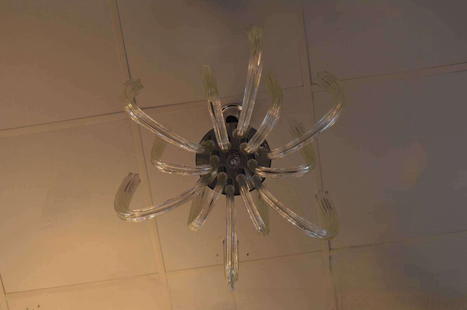 Modern Crystal Glass Bulb Chandelier Ceiling Light – Luxury Glass Arms Pendand
