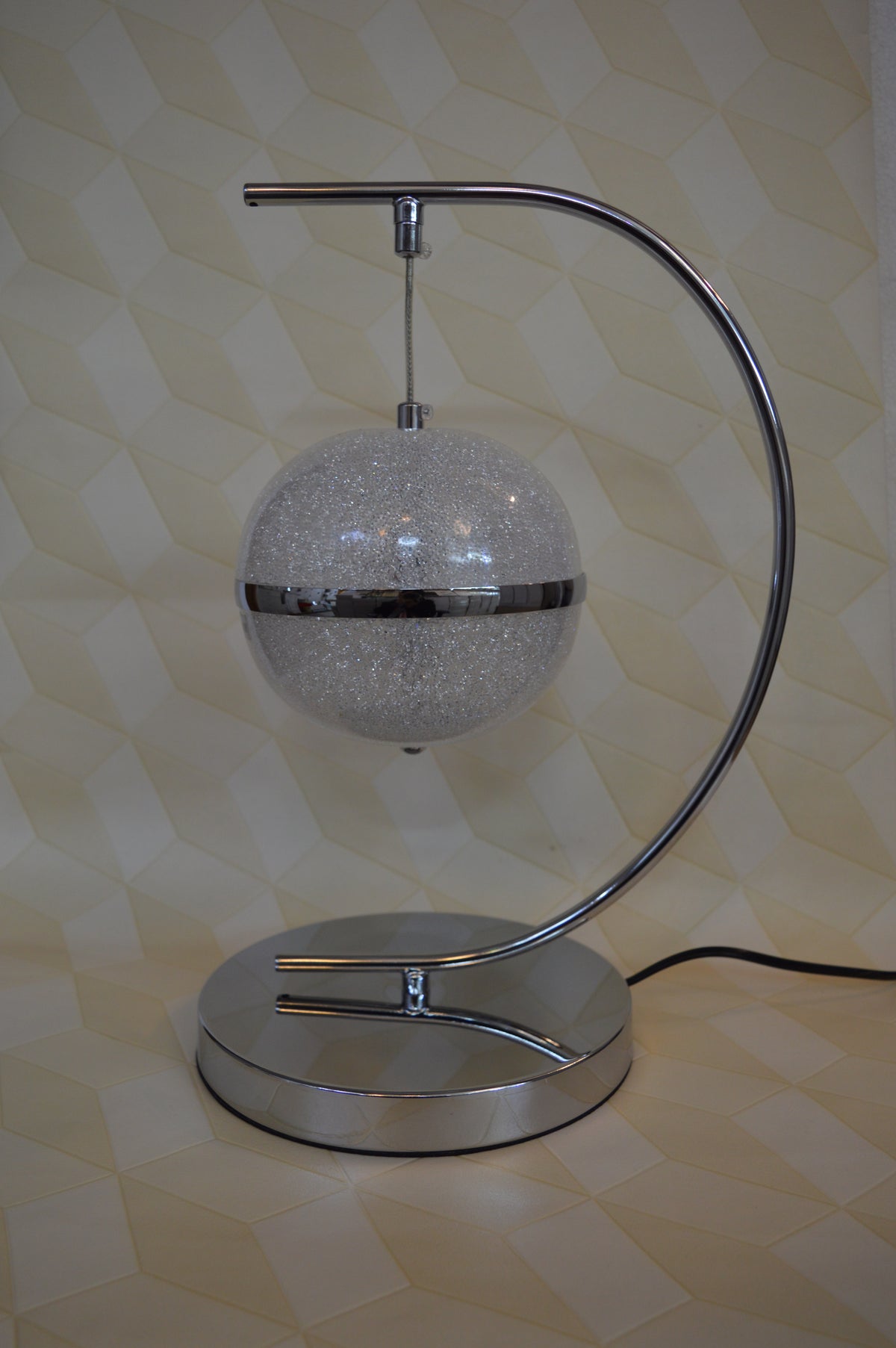 Luxury Gold Circular Crystal LED Table Lamp Modern Ring Bedside Floor Lamp Home