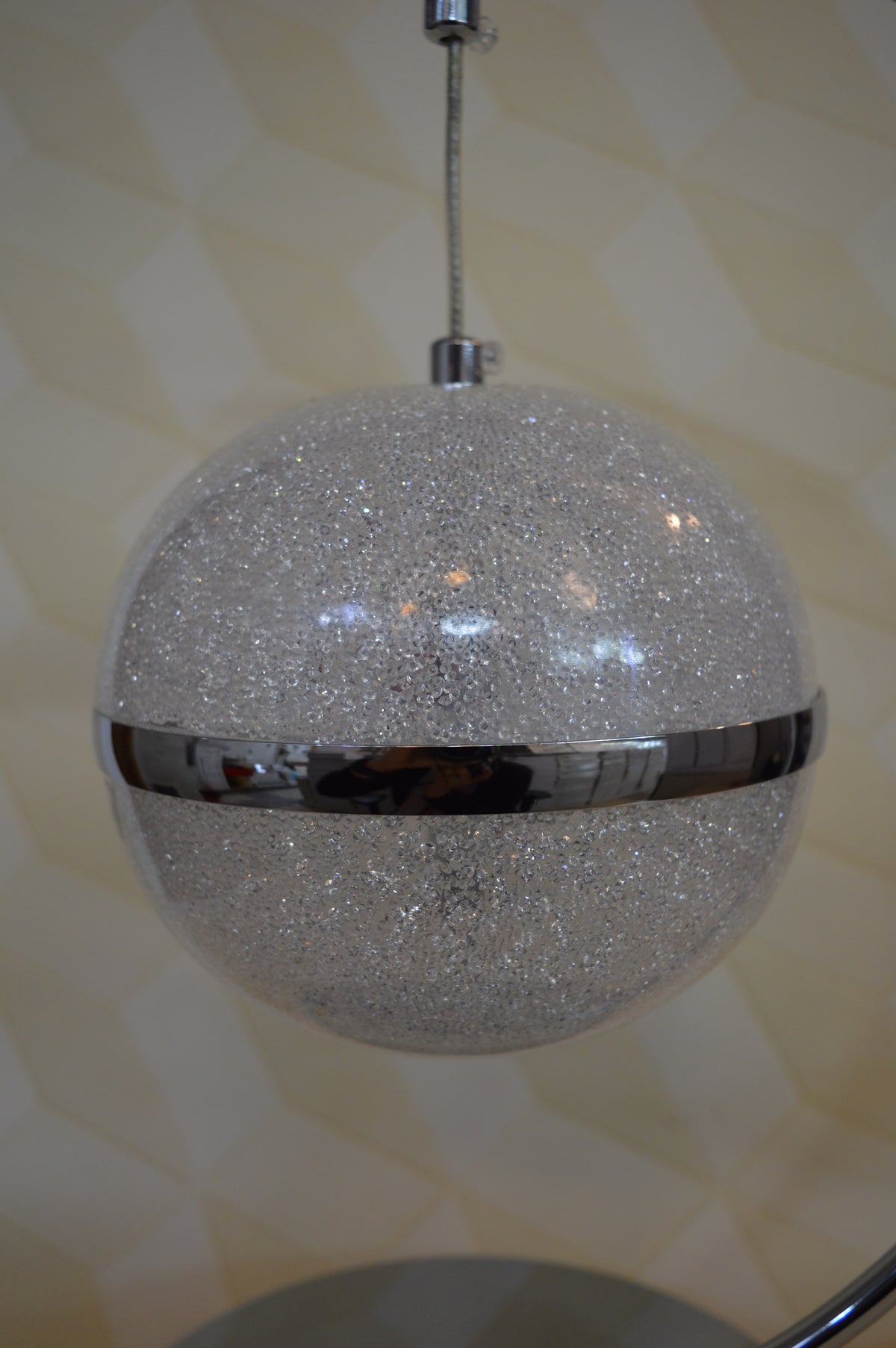Luxury Gold Circular Crystal LED Table Lamp Modern Ring Bedside Floor Lamp Home