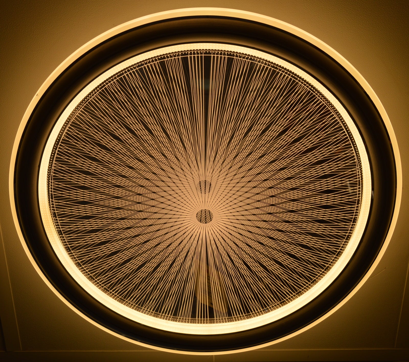 Designer LED Circular Ceiling Light Slim Disc 3 Colour Mode 2 Sizes