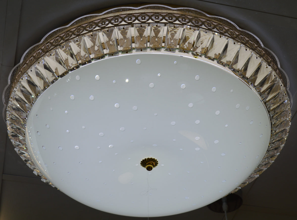 Luxury Gold Crystal LED Ceiling Light –Starry Sky Flush Mount Light