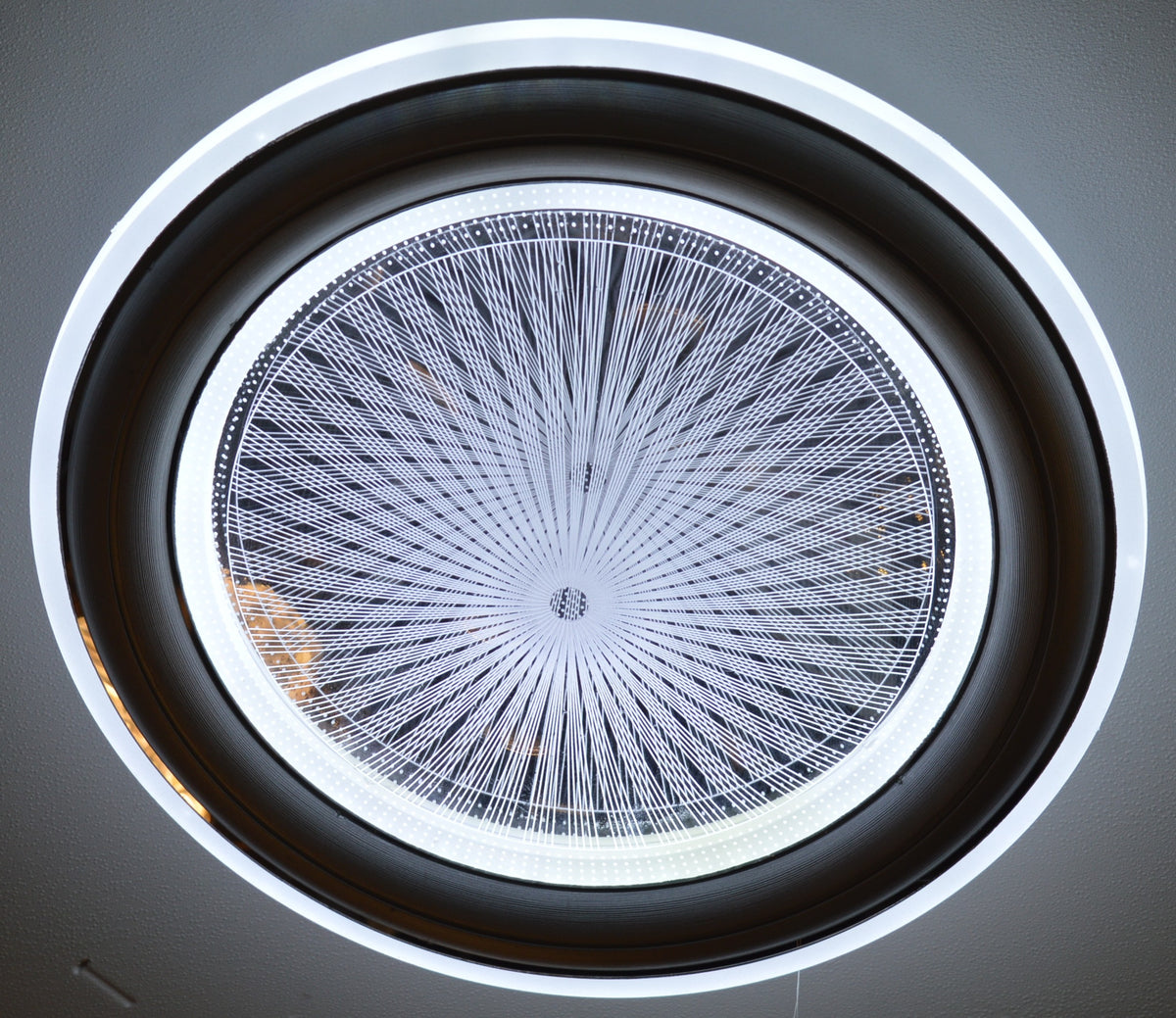 Designer LED Circular Ceiling Light Slim Disc 3 Colour Mode 2 Sizes