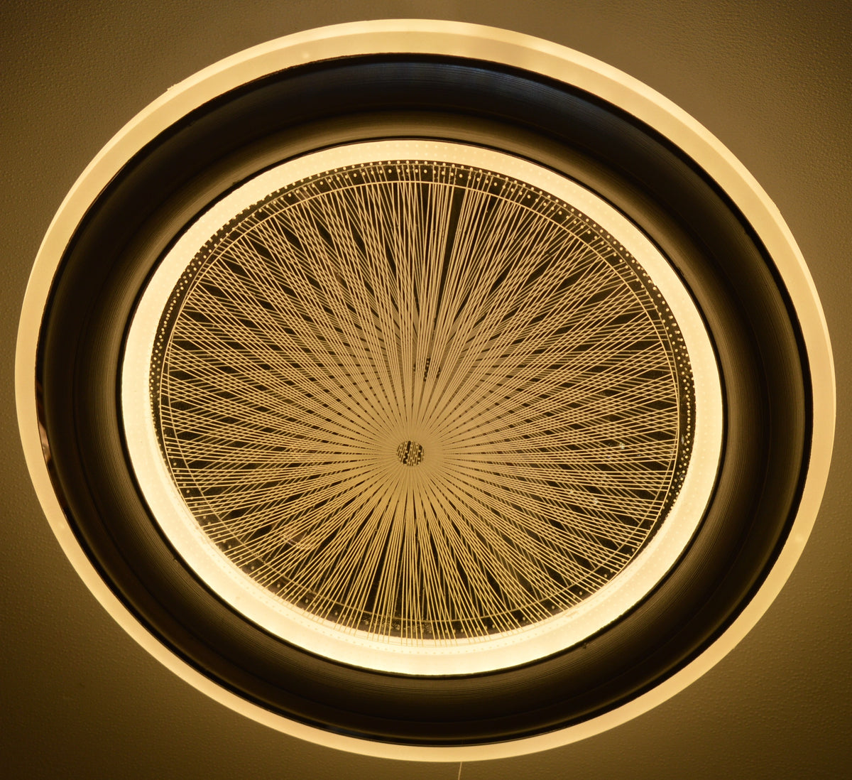 Designer LED Circular Ceiling Light Slim Disc 3 Colour Mode 2 Sizes