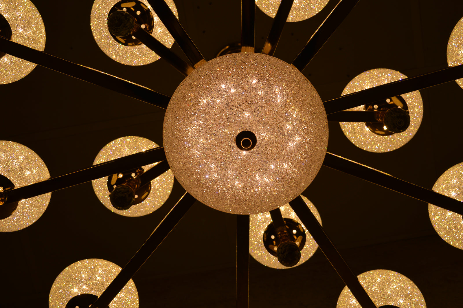 Modern Crystal LED Chandelier Ceiling Pendant – Glass Shades - Multi Variants