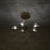 Crystal upward Cone Modern Ceiling Lights in Gold / Silver-2109
