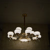 Crystal Glob Chandelier Pendant Ceiling Light with Colour Changing feature-2113