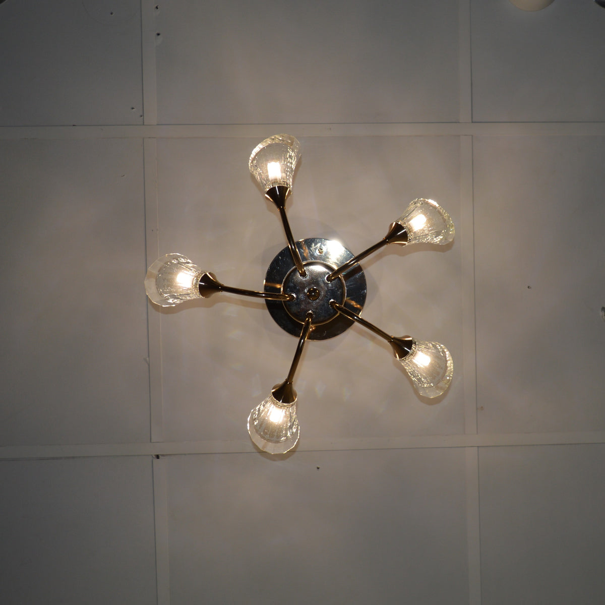 Luxury Crystal Glass Ceiling Chandelier – Modern LED Pendant 02 Colour 02 Size
