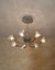 Crystal upward Cone Modern Ceiling Lights in Gold / Silver-2109
