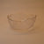 Wavy Bowls with gold edge in two different sizes with matching set of 6pcs glasses