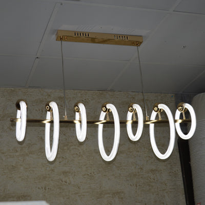 Pendant-7 Rings Colour Changing Pendant Light-828-7
