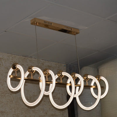 Pendant-7 Rings Colour Changing Pendant Light-828-7