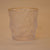 Wavy Bowls with gold edge in two different sizes with matching set of 6pcs glasses