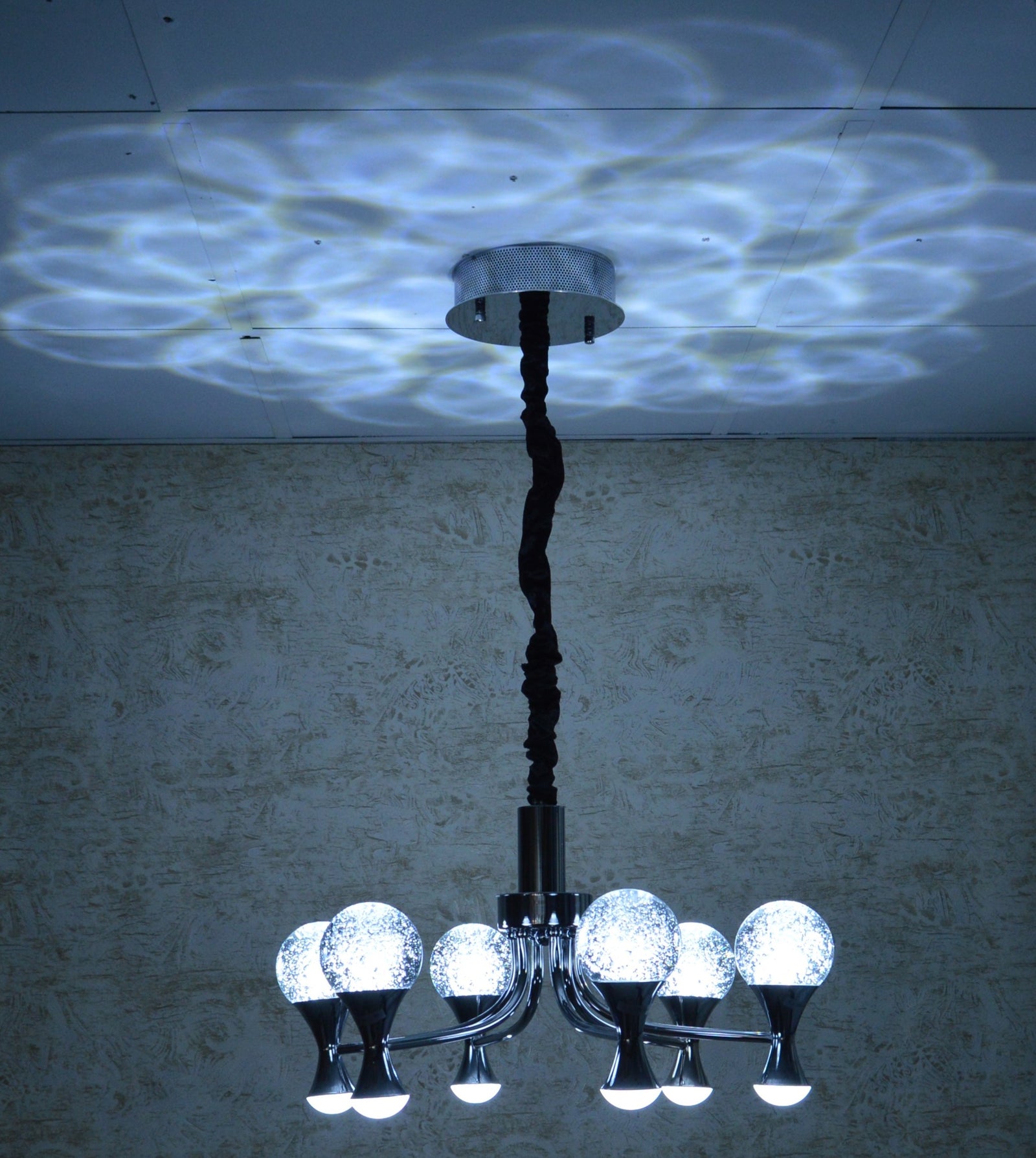 Modern Crystal LED Chandelier Ceiling Light – Luxury Multi-Arm Pendant
