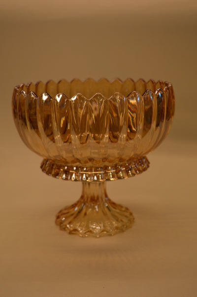 Crystal Rose Gold & Clear Lotus Shape Glass Fruit Basket Bowl Stand Colorful Fruit Vegetable Baskets Creative Fruit Dish Basket Luxurious Fruit Basket/Bowl