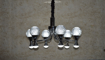 Modern Crystal Globe Pendant Ceiling Lights  Gold / Silver-2176-6Head