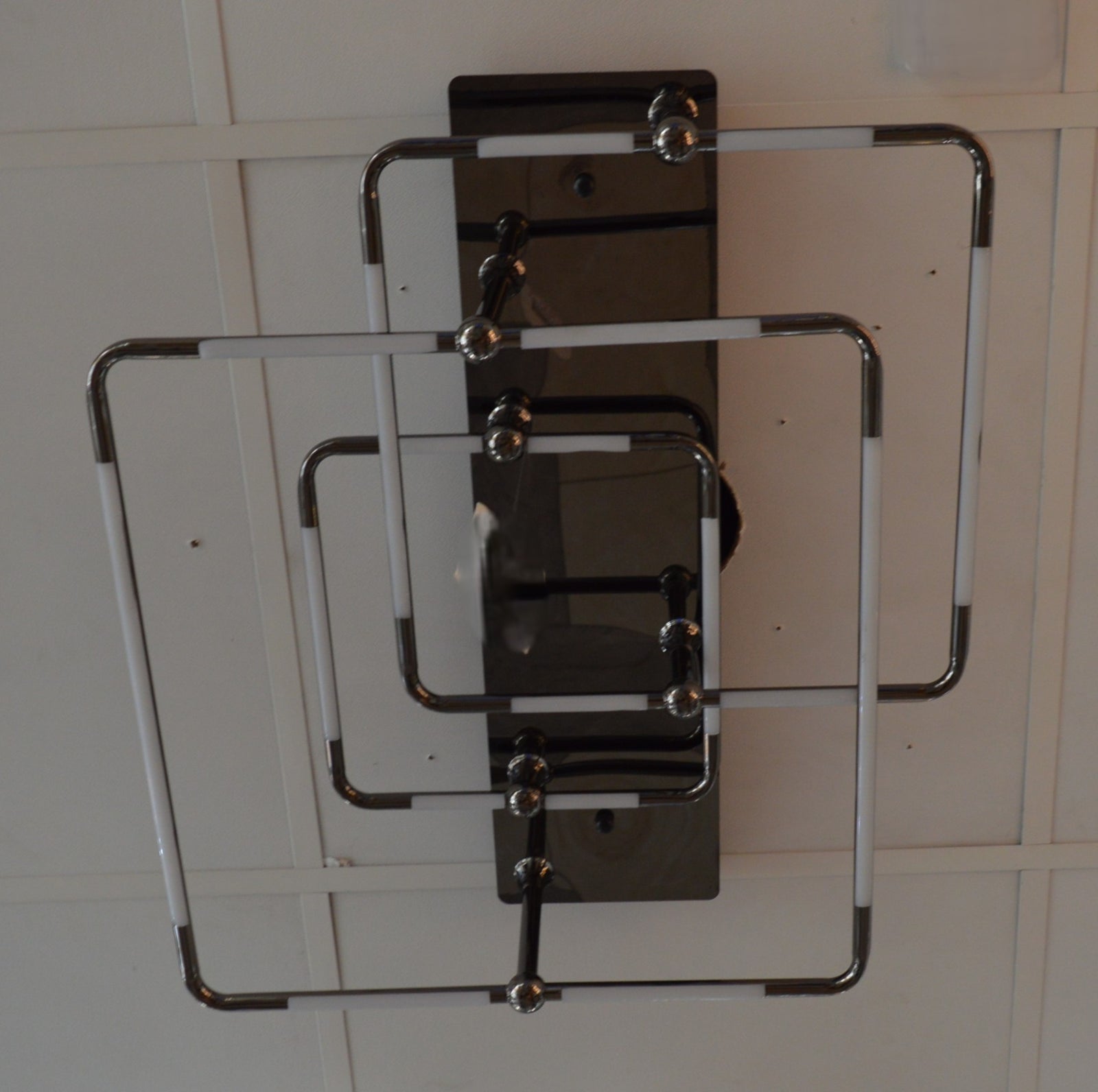 Luxury Modern Geometric LED Ceiling Light Black