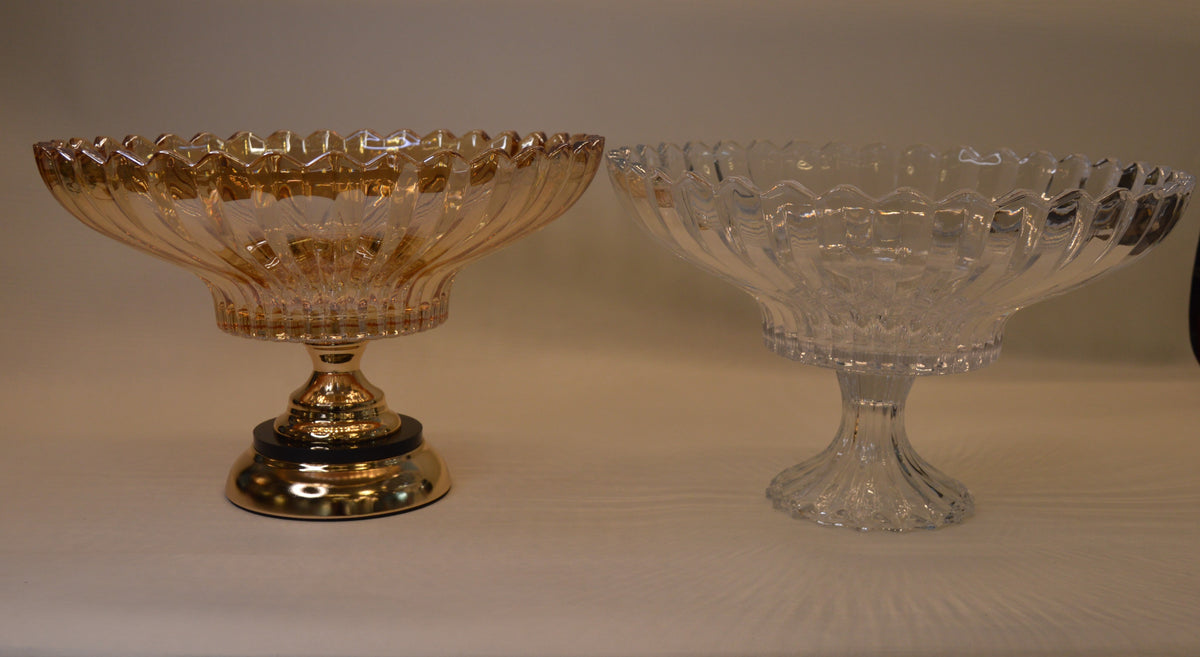 Revolving Crystal Bowl Stand for Fruits Vegetables Baskets Creative Fruit Dish Basket Luxurious Fruit Basket/Bowl