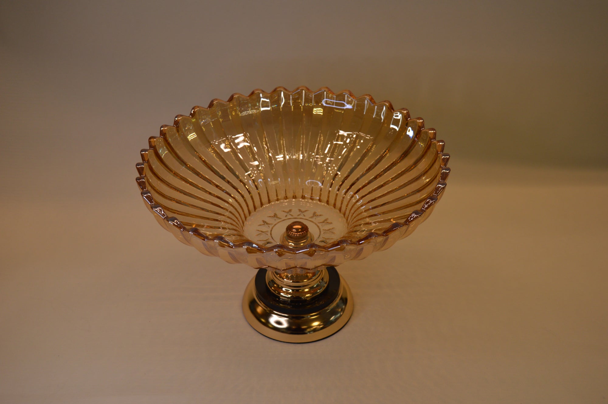 Crystal Rose Gold & Clear Lotus Shape Glass Fruit Basket Bowl Stand Colorful Fruit Vegetable Baskets Creative Fruit Dish Basket Luxurious Fruit Basket/Bowl