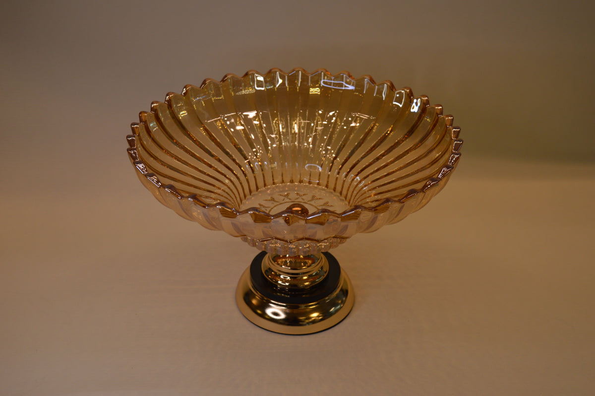 Revolving Crystal Bowl Stand for Fruits Vegetables Baskets Creative Fruit Dish Basket Luxurious Fruit Basket/Bowl