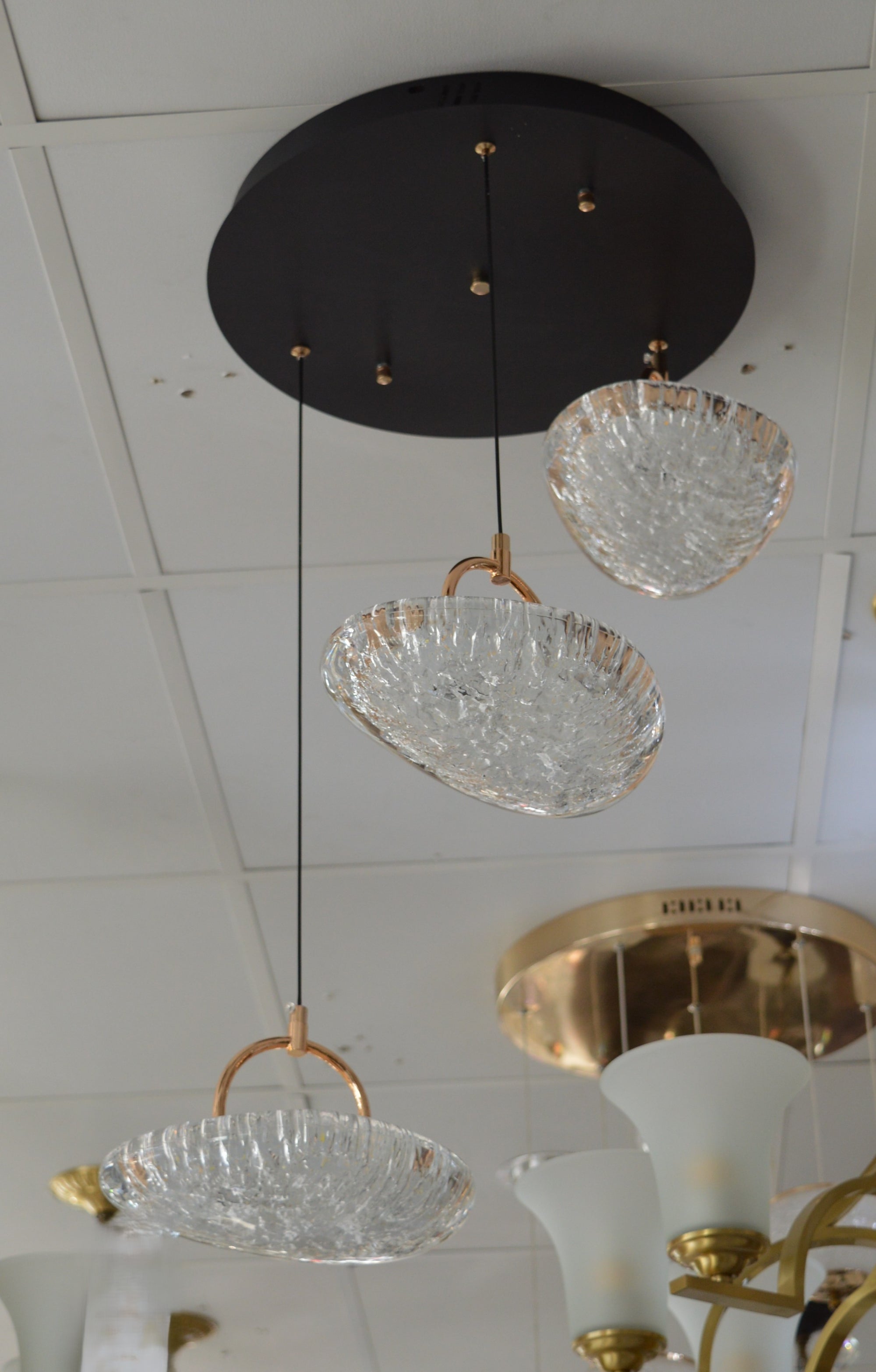 Almond Drop Pendants LED Ceiling Light/Modern Chandelier-2326-48pendants