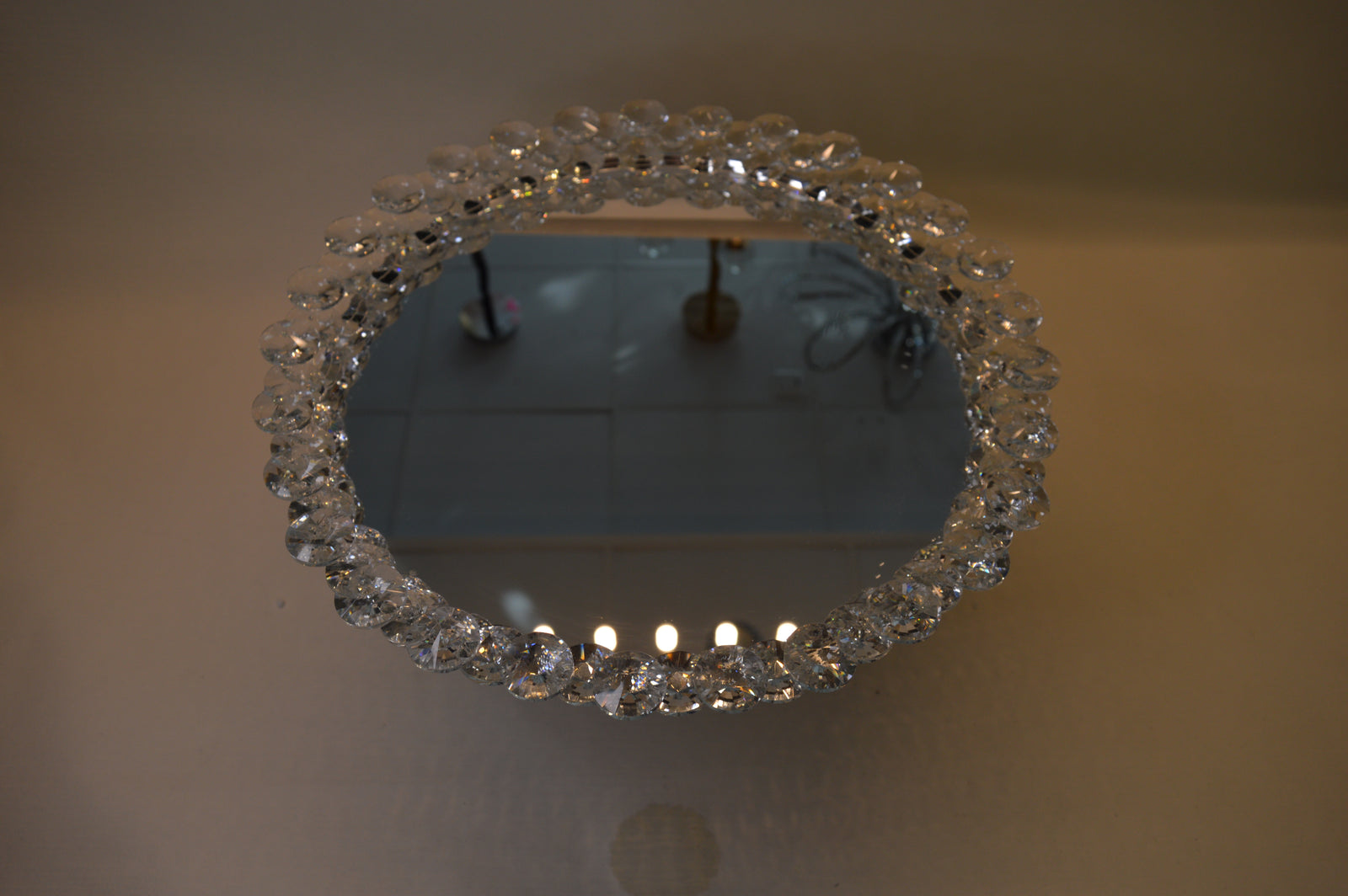 Revolving Crystal Bowl Stand for Fruits Vegetables Baskets Creative Fruit Dish Basket Luxurious Fruit Basket/Bowl