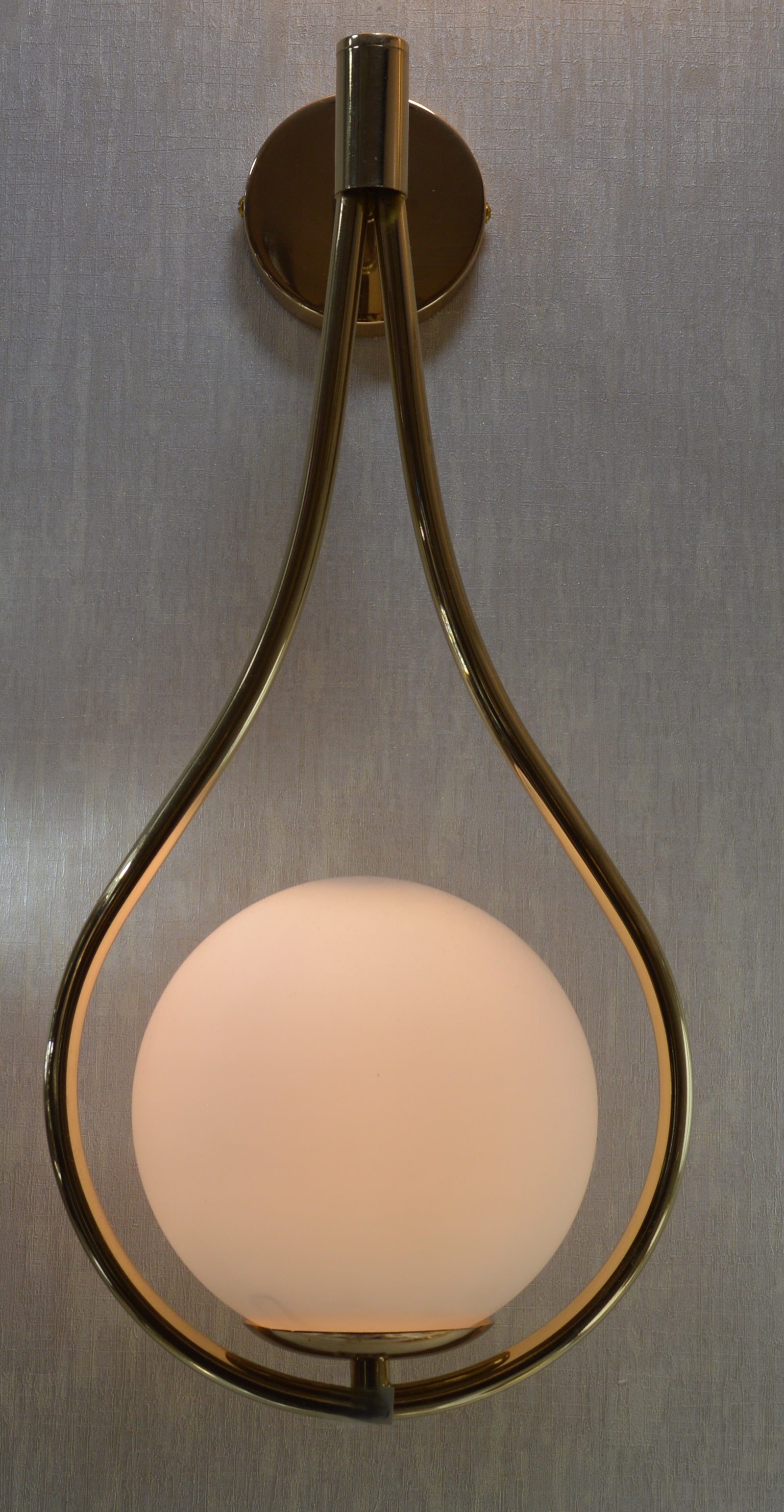 Aurora Loop Globe Wall Light – Luxury Gold Finish