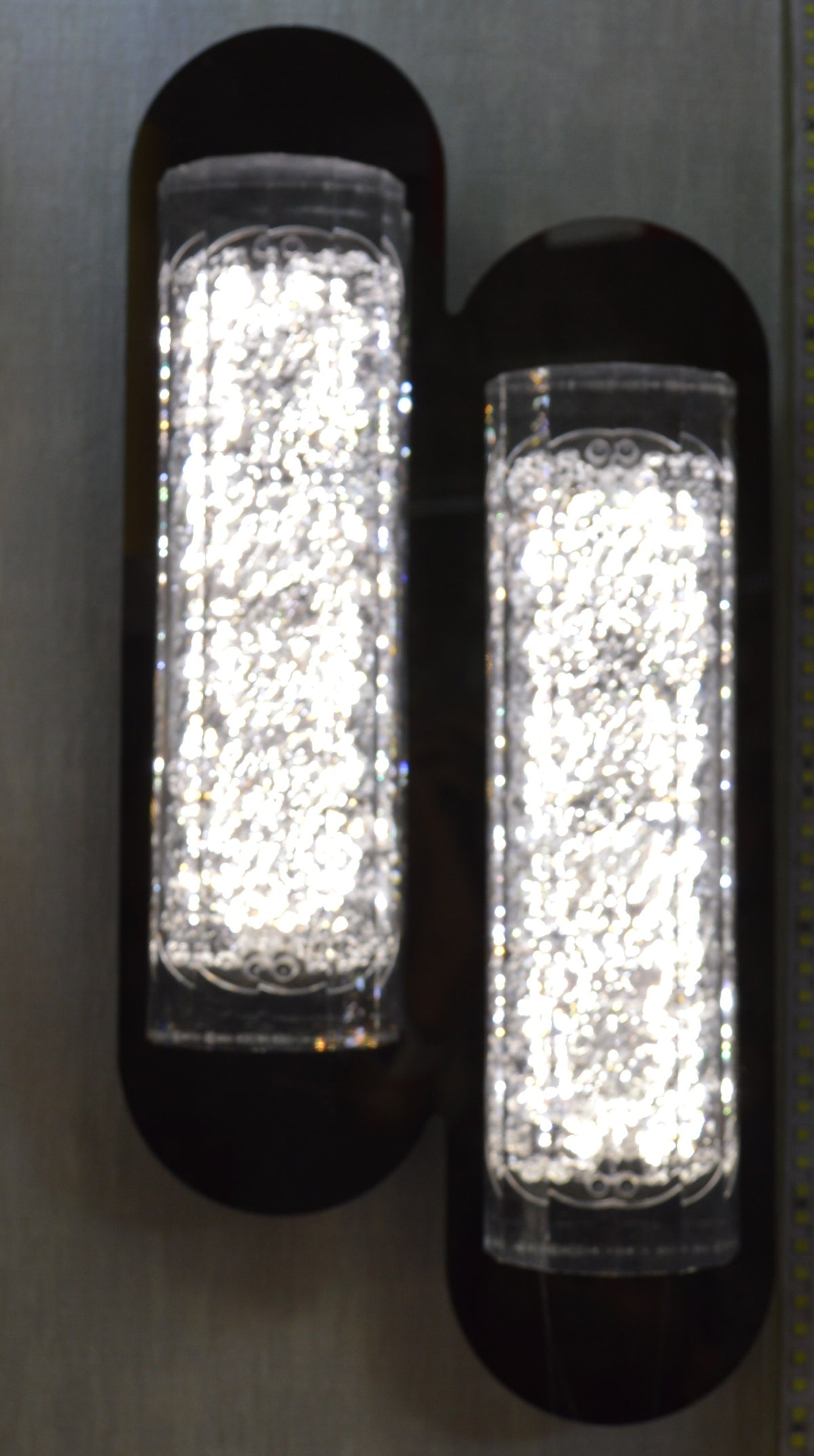 Glacier Dual Crystal LED Wall Light – Luxury Modern Decorative Sconce