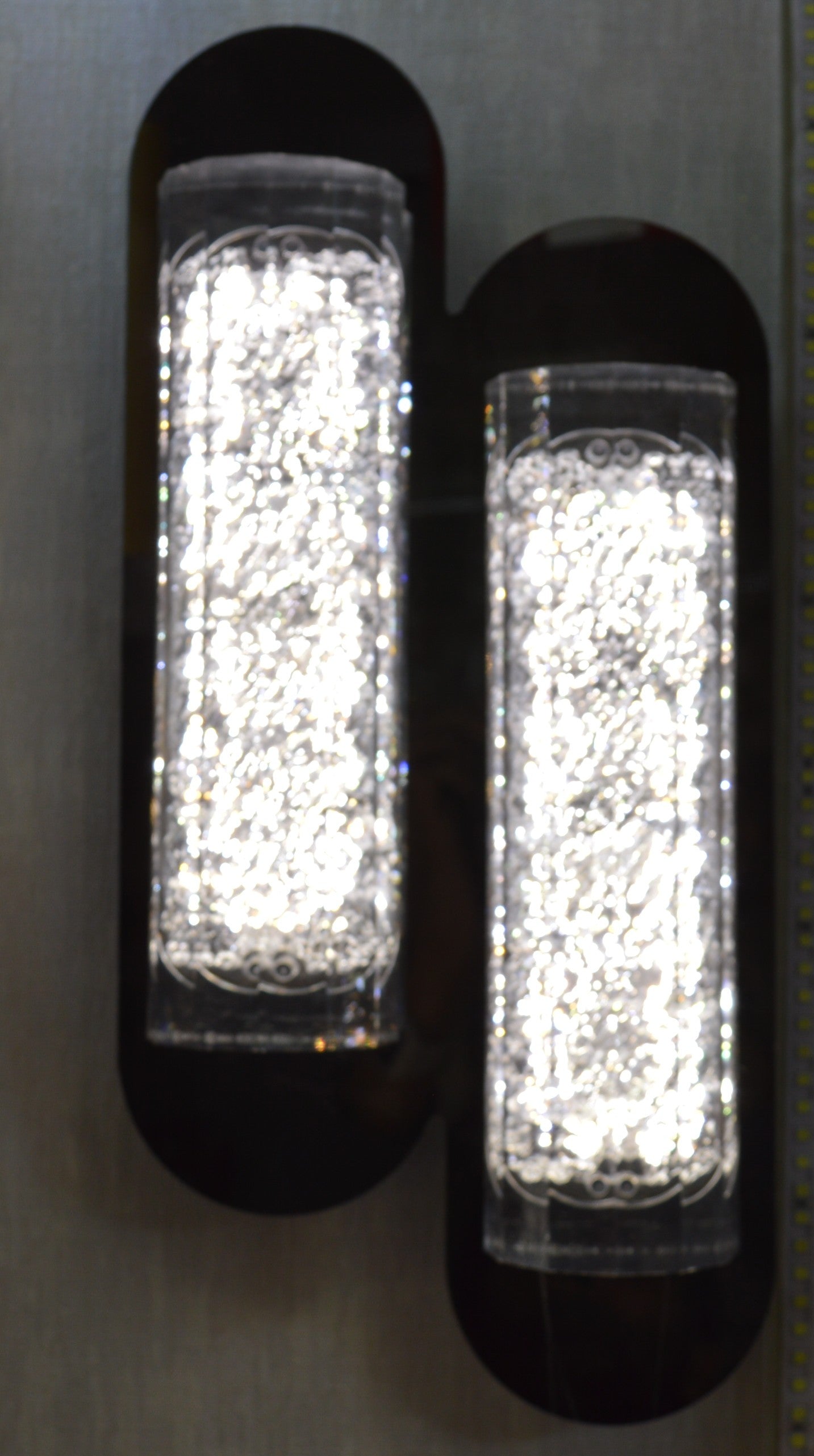 Glacier Dual Crystal LED Wall Light – Luxury Modern Decorative Sconce