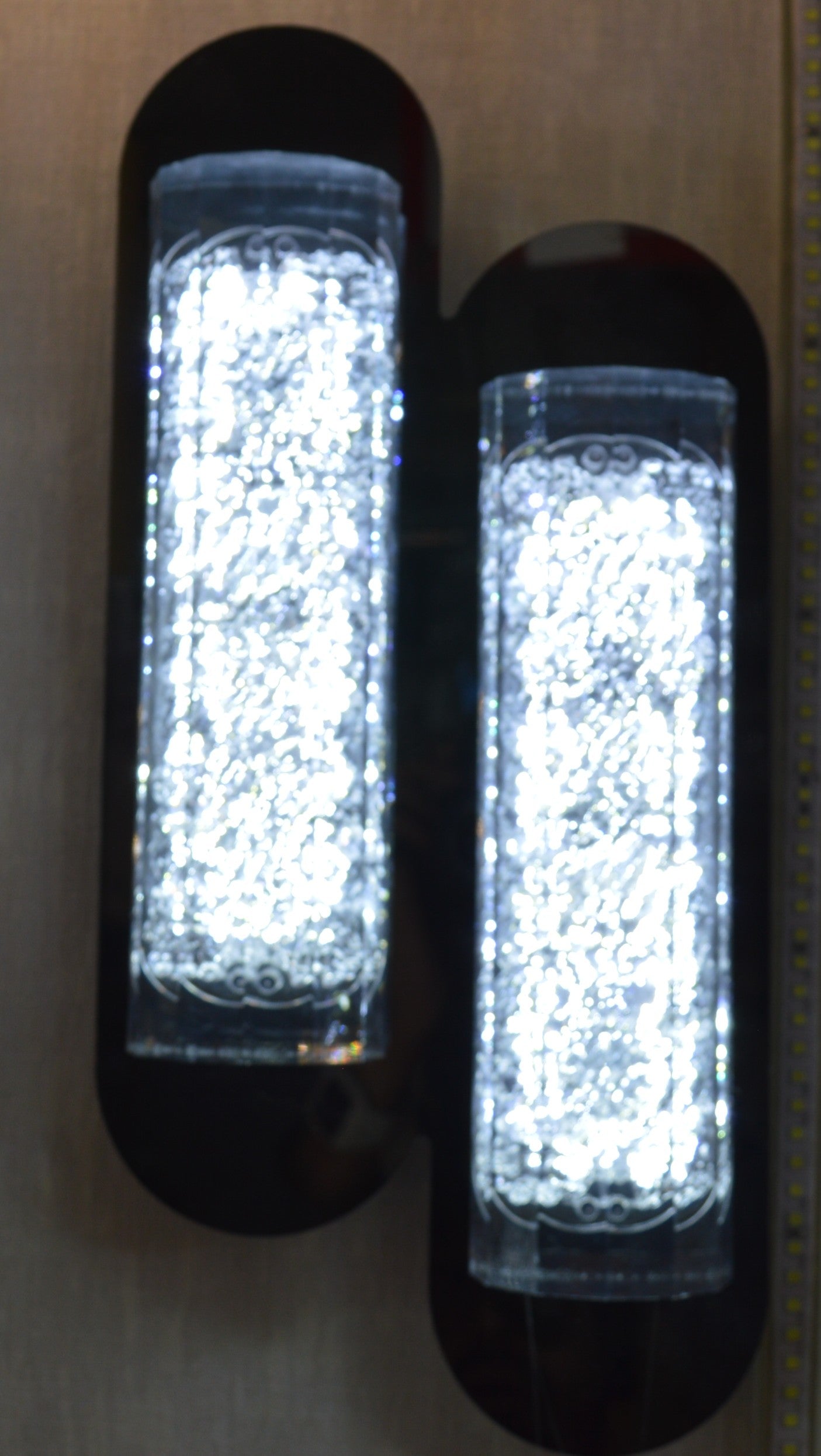 Glacier Dual Crystal LED Wall Light – Luxury Modern Decorative Sconce