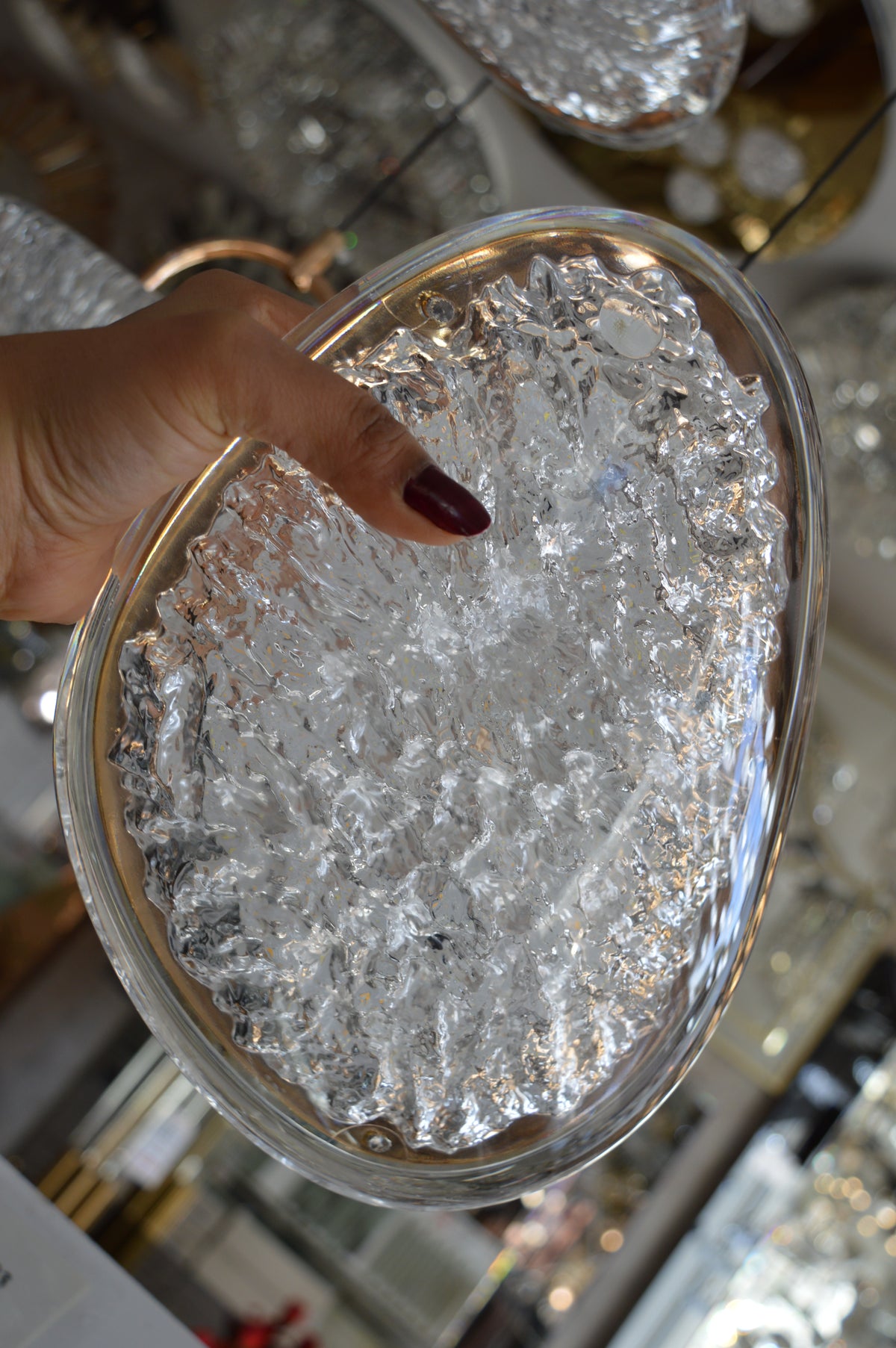 Almond Drop Pendants LED Ceiling Light/Modern Chandelier-2326-48pendants