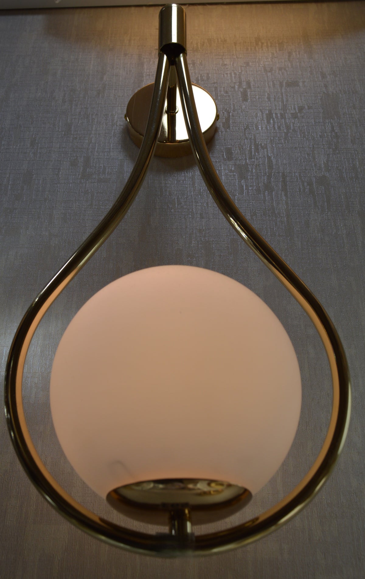 Aurora Loop Globe Wall Light – Luxury Gold Finish