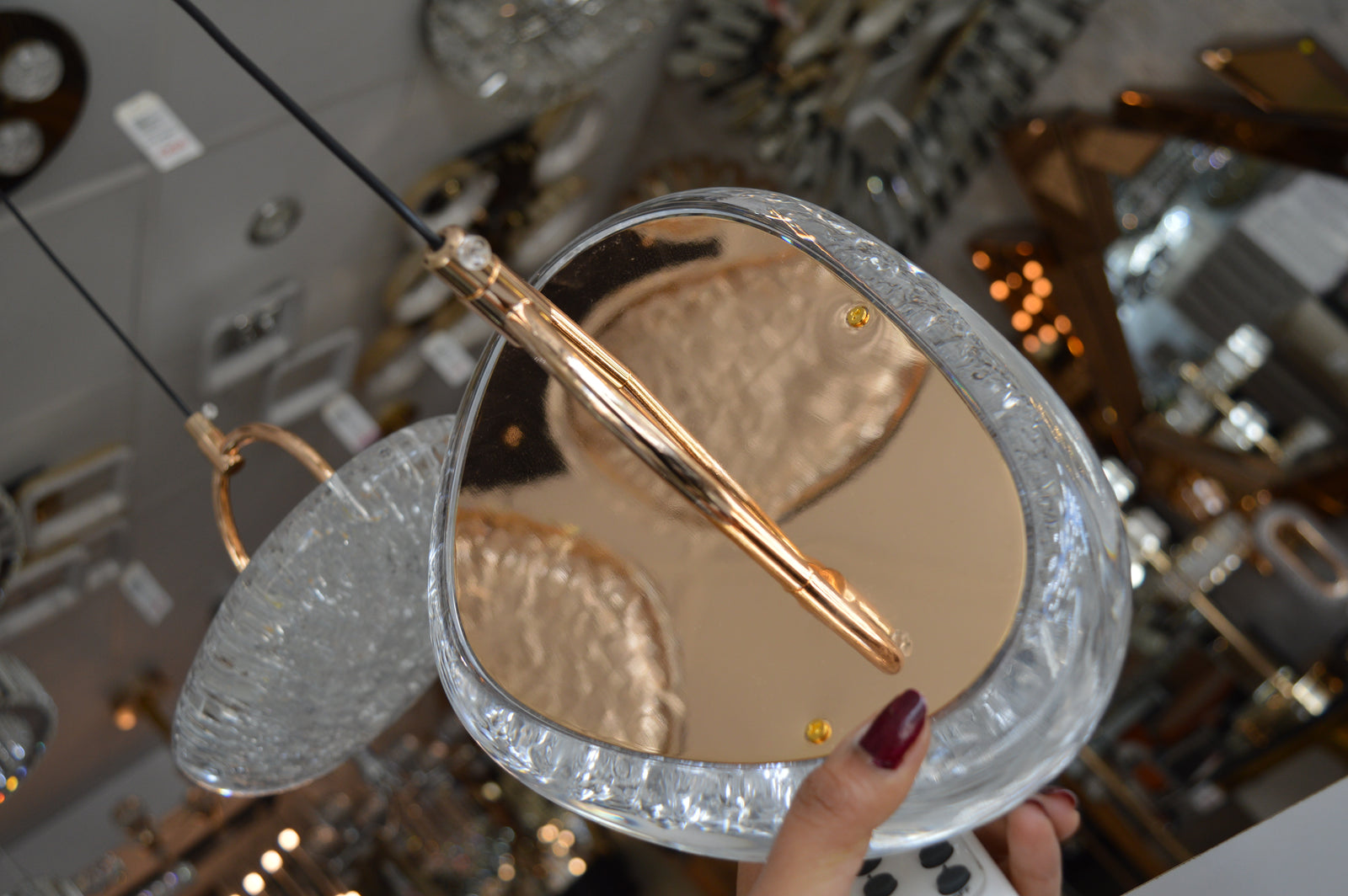 Almond Drop Pendants LED Ceiling Light/Modern Chandelier-2326-48pendants