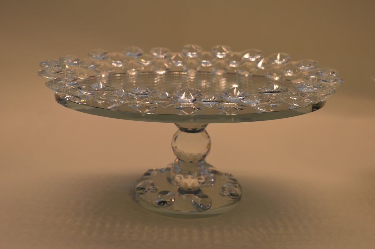 Revolving Crystal Bowl Stand for Fruits Vegetables Baskets Creative Fruit Dish Basket Luxurious Fruit Basket/Bowl