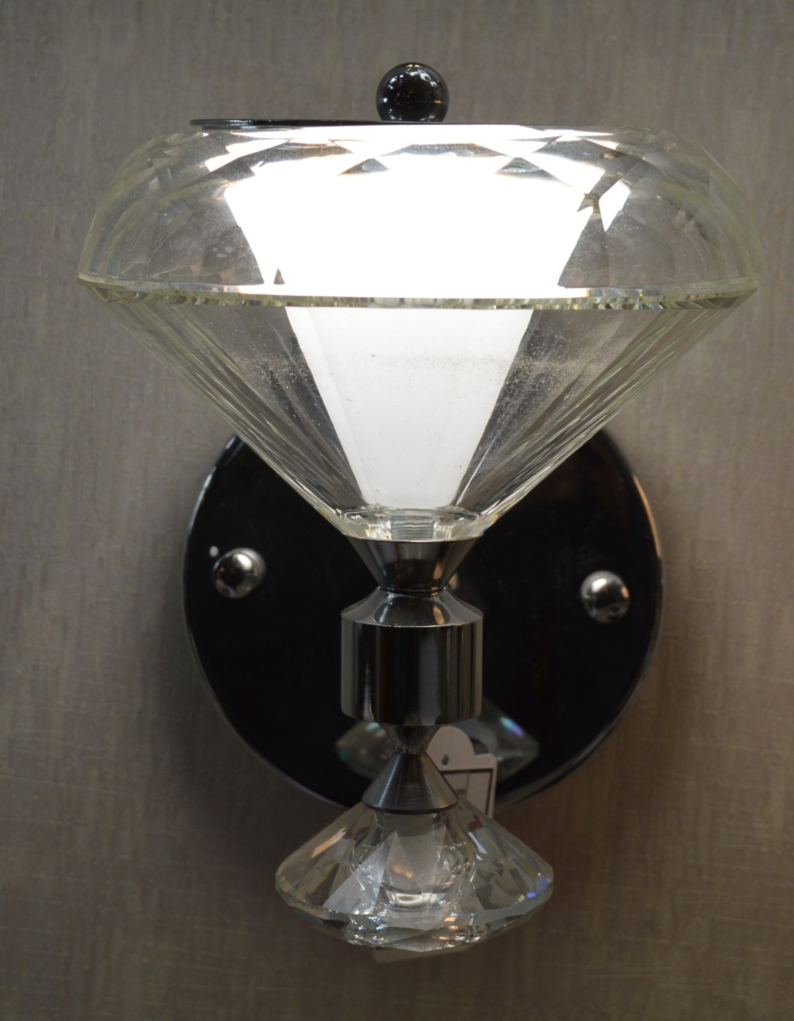 Crystal Cone Luxury Wall Light – Modern Decorative Sconce