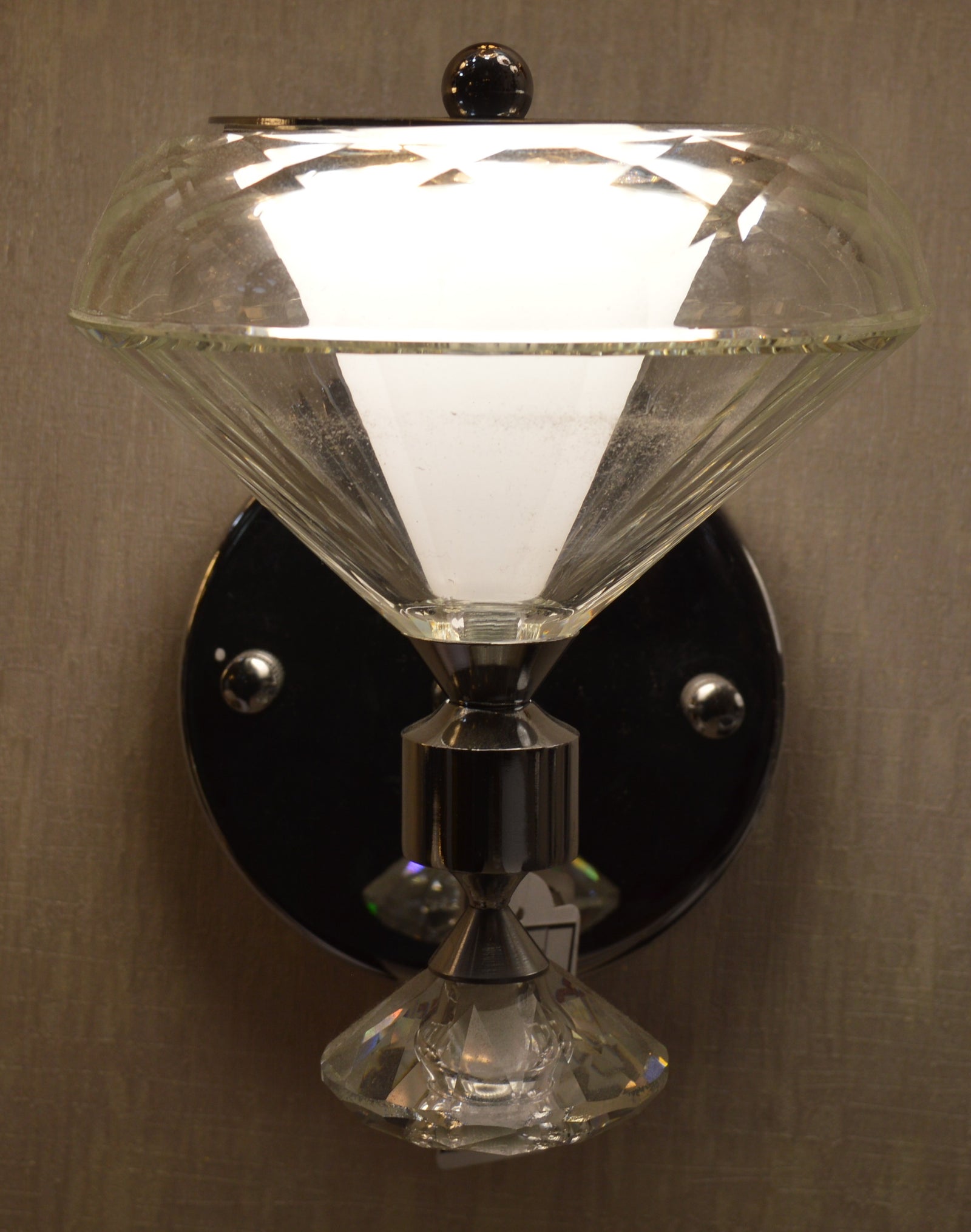 Crystal Cone Luxury Wall Light – Modern Decorative Sconce