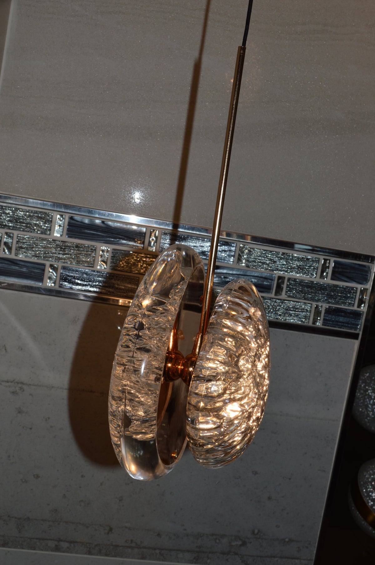 Modern Crystal Design Black and Gold Color Hanging LED Chandelier/Ceiling Light with Color Changing Dimmable+Remote control-2325