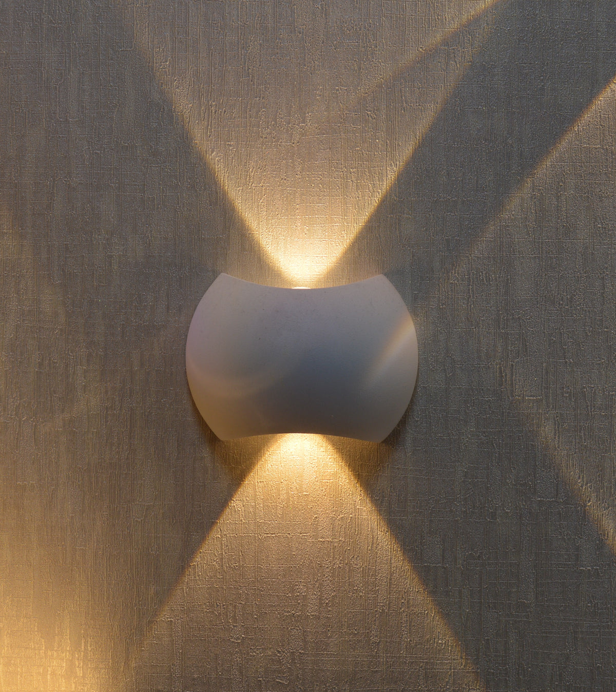 Modern Dual-Beam Up & Down Wall Light – Matte Edition