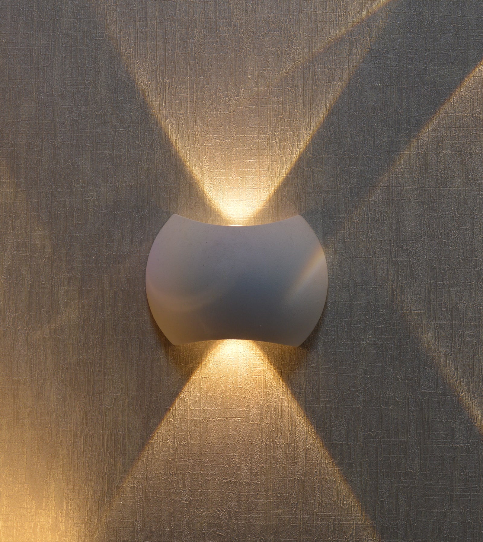 Modern Dual-Beam Up & Down Wall Light – Matte Edition